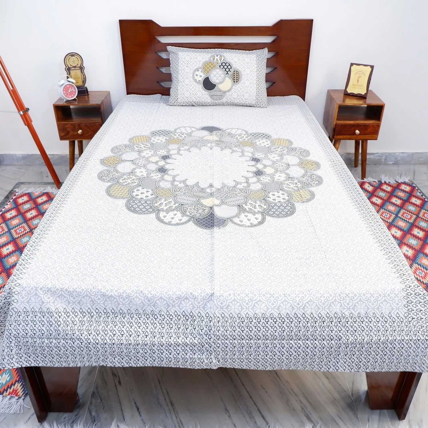 100% Pure Cotton Bed Sheet | Sana